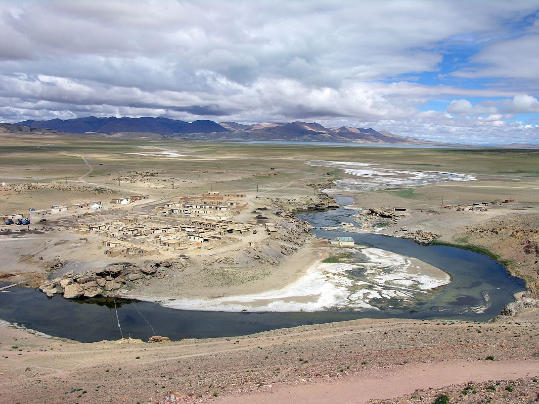 Tibet Kailash 07 Manasarovar 13 Gang Chu and Hot Springs from Chiu Gompa